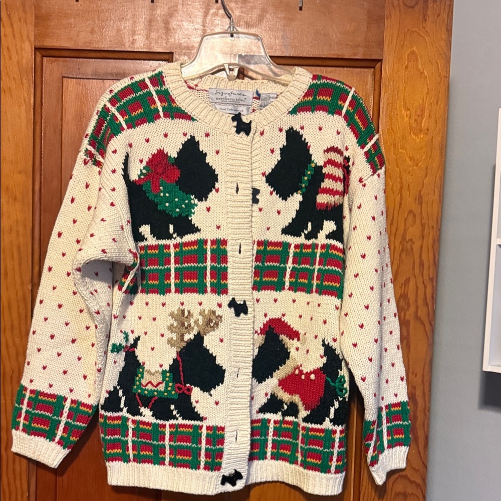 Festive Holiday Cardigan Sweater